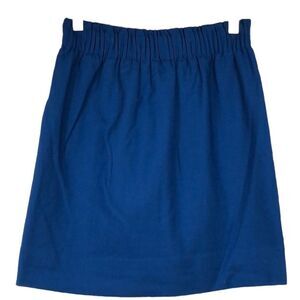 J. Crew Factory Sidewalk Skirt, Wool, Electric Blue, size 0